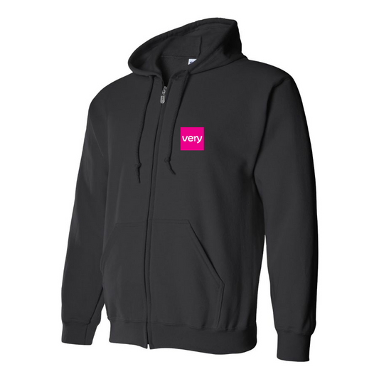 Men's Very Logo Zipper Hoodie