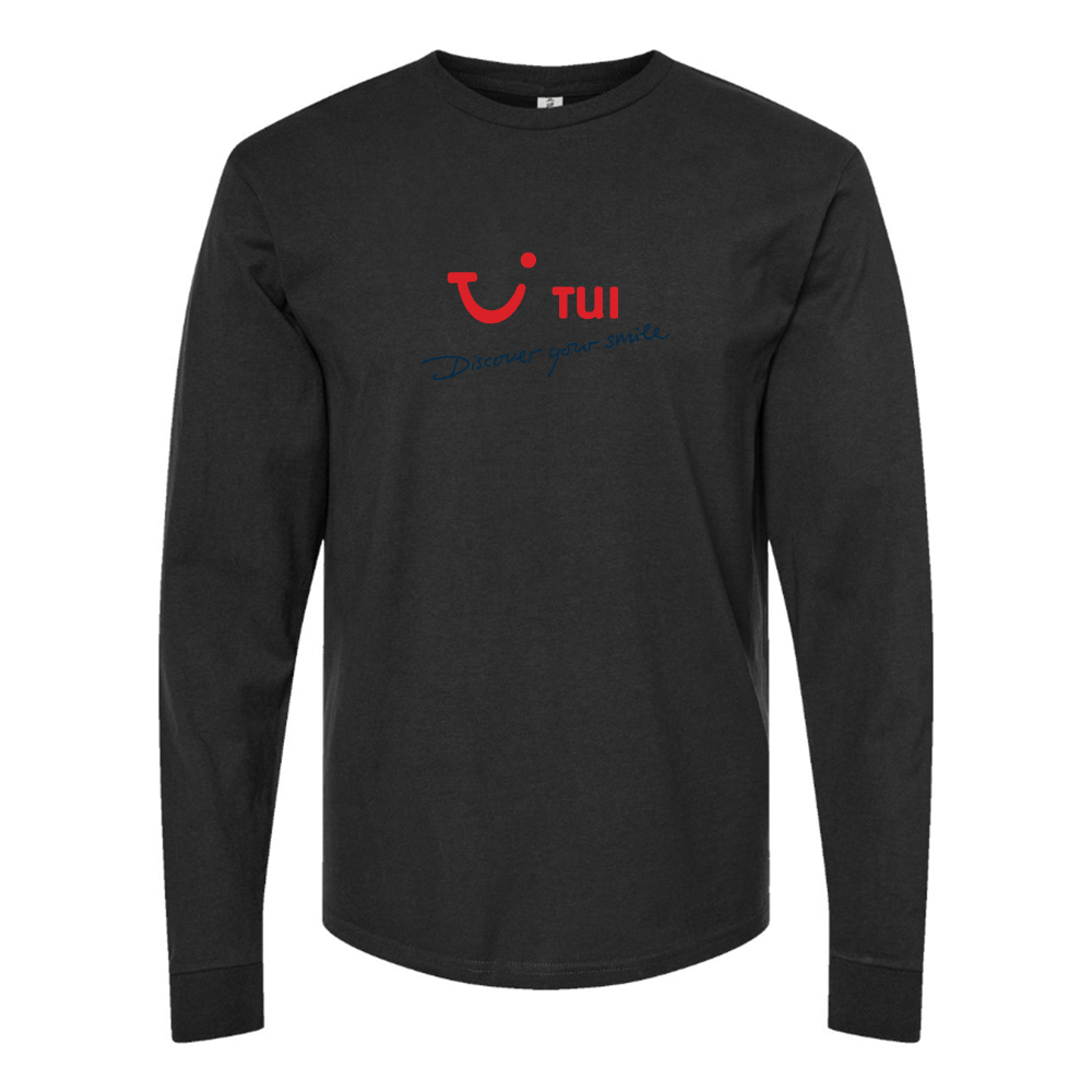 Men's tui Logo Cotton Long Sleeve T-Shirt