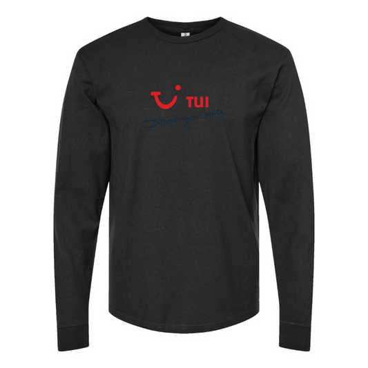 Men's tui Logo Cotton Long Sleeve T-Shirt