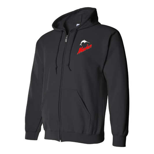 Men's Marlin Logo Zipper Hoodie