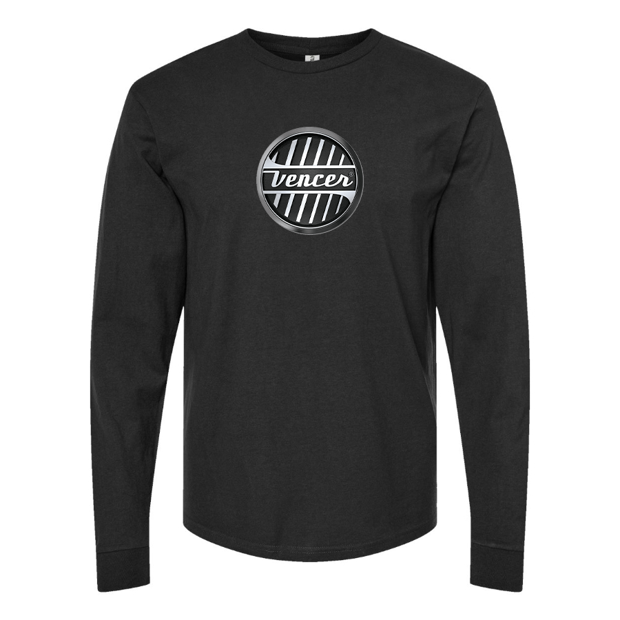 Men's Vencer Logo Cotton Long Sleeve T-Shirt