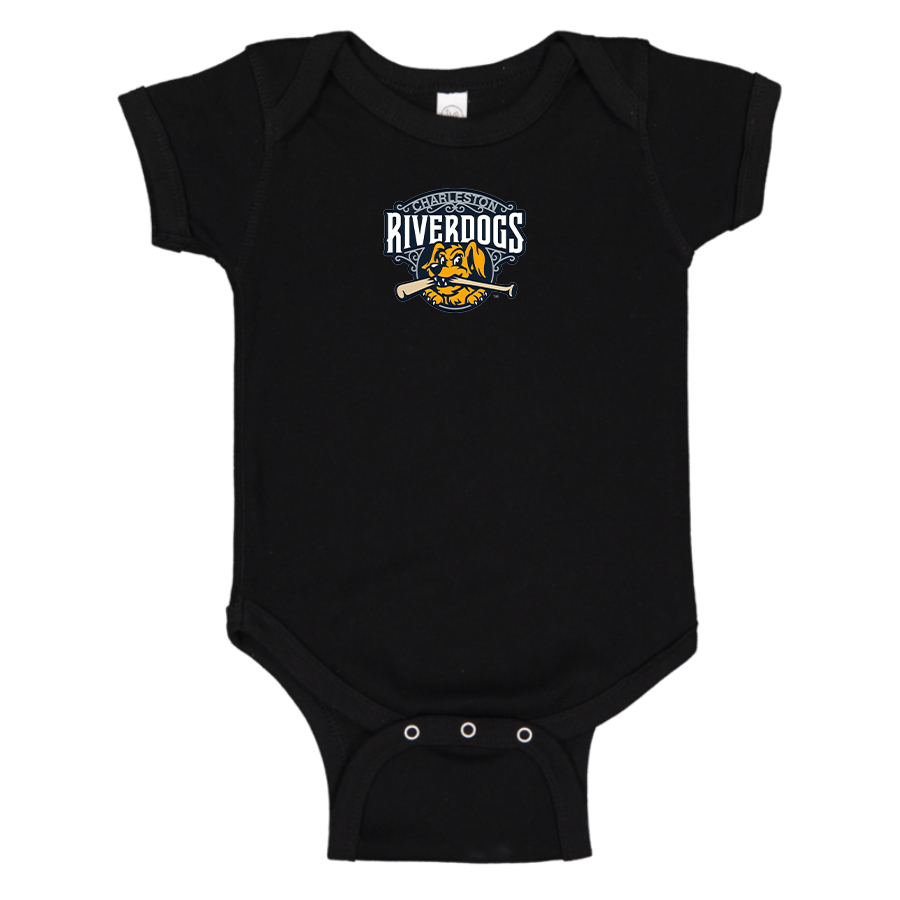 Charleston RiverDogs Logo Baby Onesie Romper