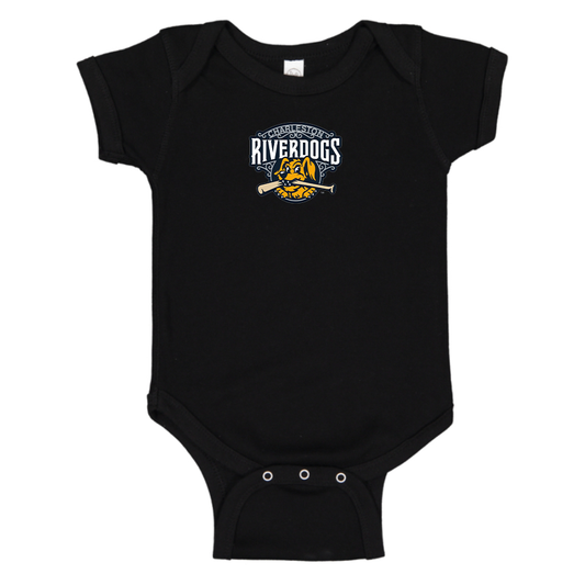 Charleston RiverDogs Logo Baby Onesie Romper