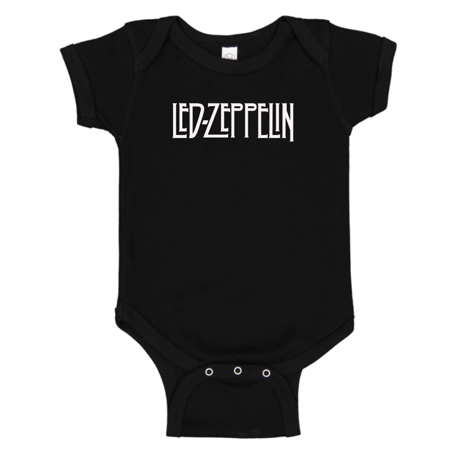 Led Zeppelin Logo Baby Onesie Romper