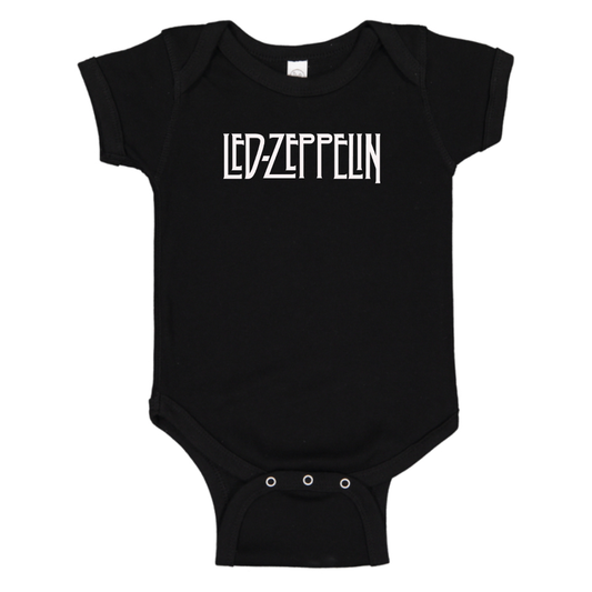 Led Zeppelin Logo Baby Onesie Romper