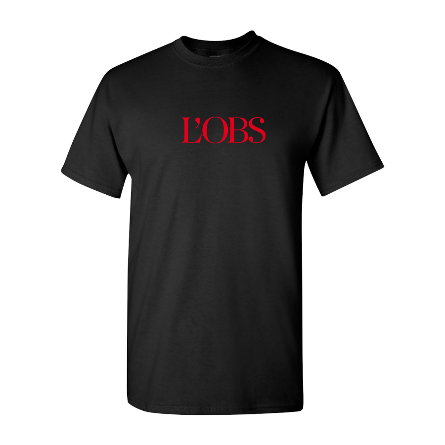 Men's L'OBS Logo Cotton T-Shirt