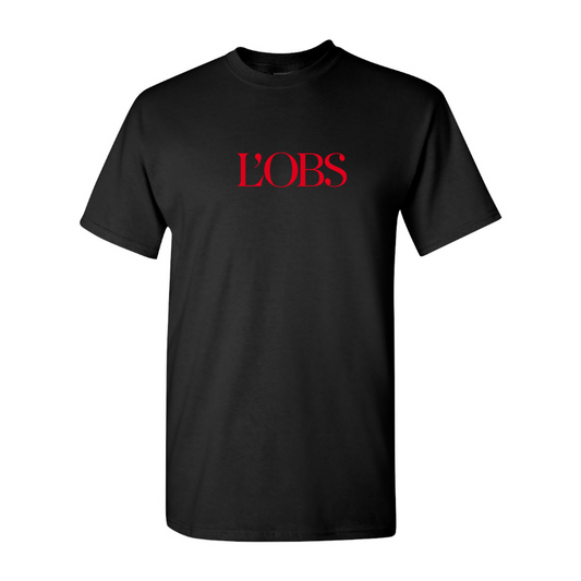 Men's L'OBS Logo Cotton T-Shirt