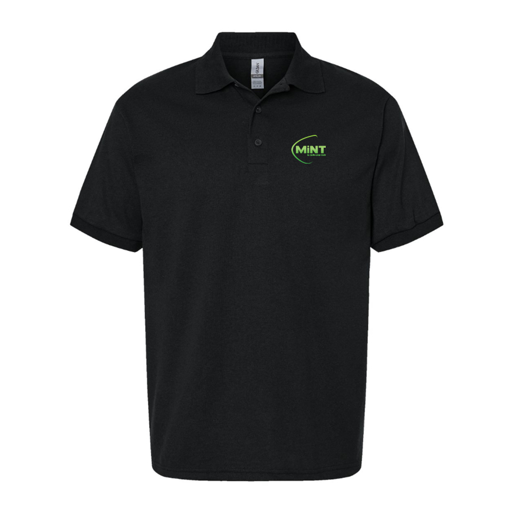 Men's Mint Radio Logo Dry Blend Polo