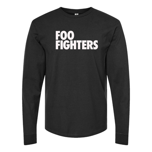 Men's Foo Fighters Logo Cotton Long Sleeve T-Shirt