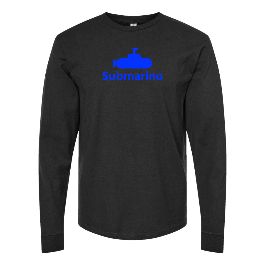 Men's Submarino Logo Cotton Long Sleeve T-Shirt