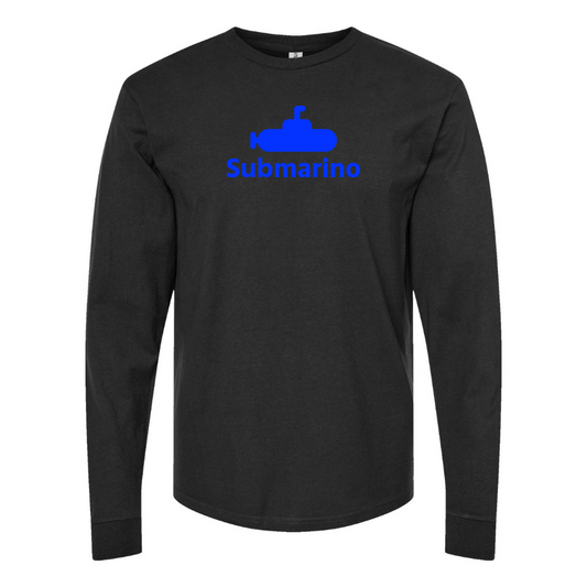 Men's Submarino Logo Cotton Long Sleeve T-Shirt