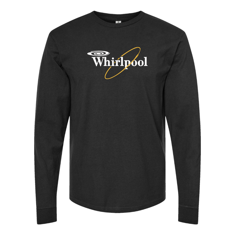 Men's Whirlpool Logo Cotton Long Sleeve T-Shirt