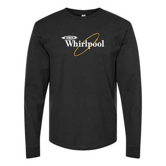Men's Whirlpool Logo Cotton Long Sleeve T-Shirt