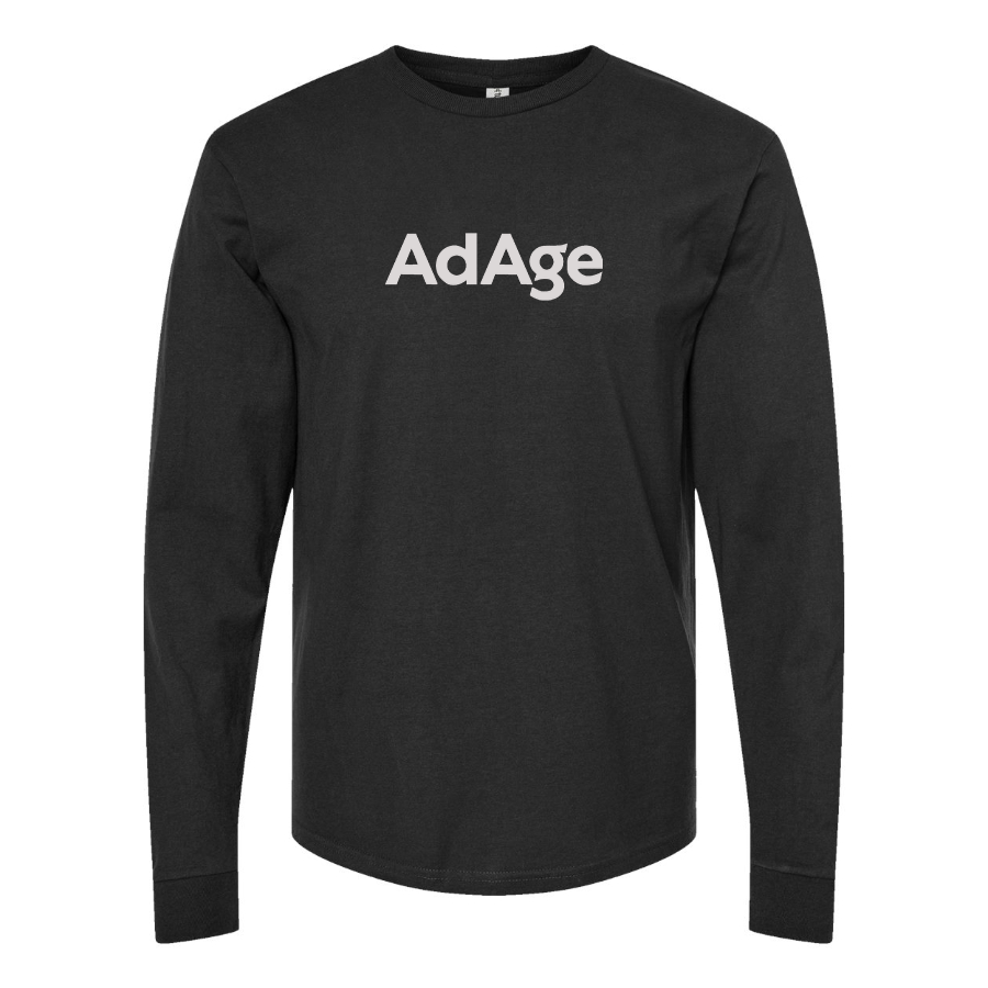 Men's AdAge Logo Cotton Long Sleeve T-Shirt