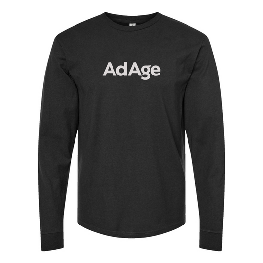 Men's AdAge Logo Cotton Long Sleeve T-Shirt