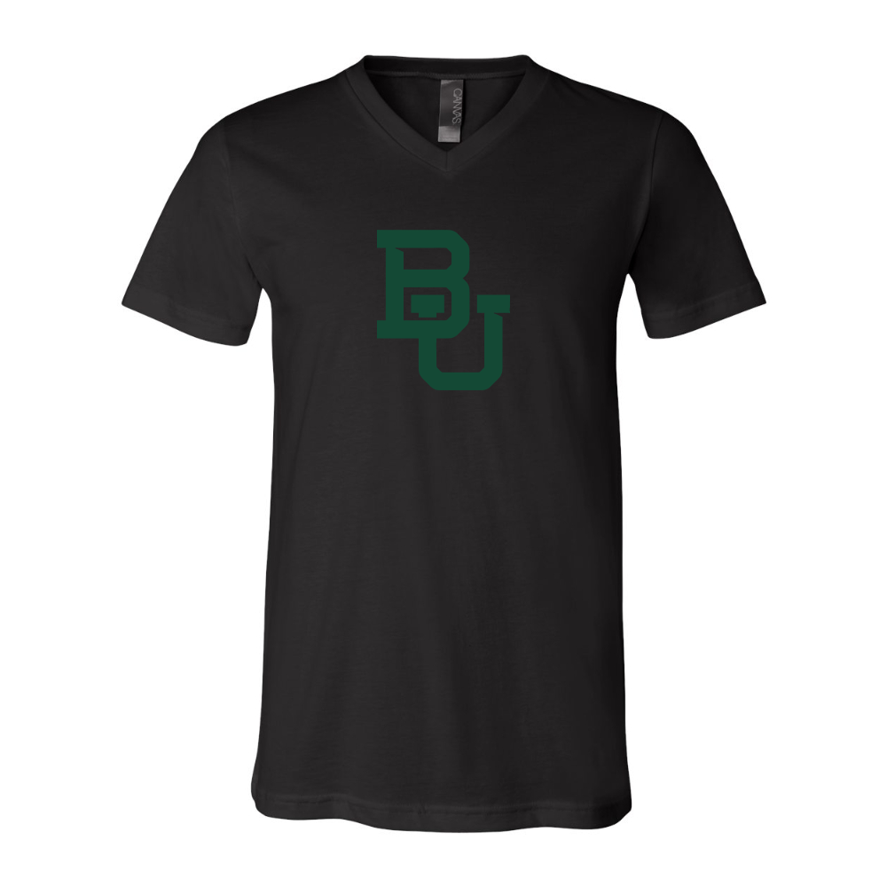 Baylor Bears  BELLA  CANVAS - Jersey V-Neck T-Shirt