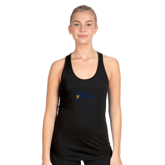 Women's California Baptist Lancers  Next Level Ideal Racerback Tank