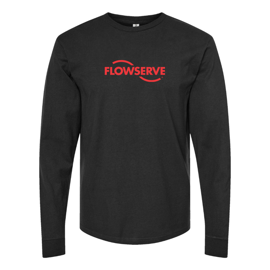 Men's Flowserve Logo Cotton Long Sleeve T-Shirt