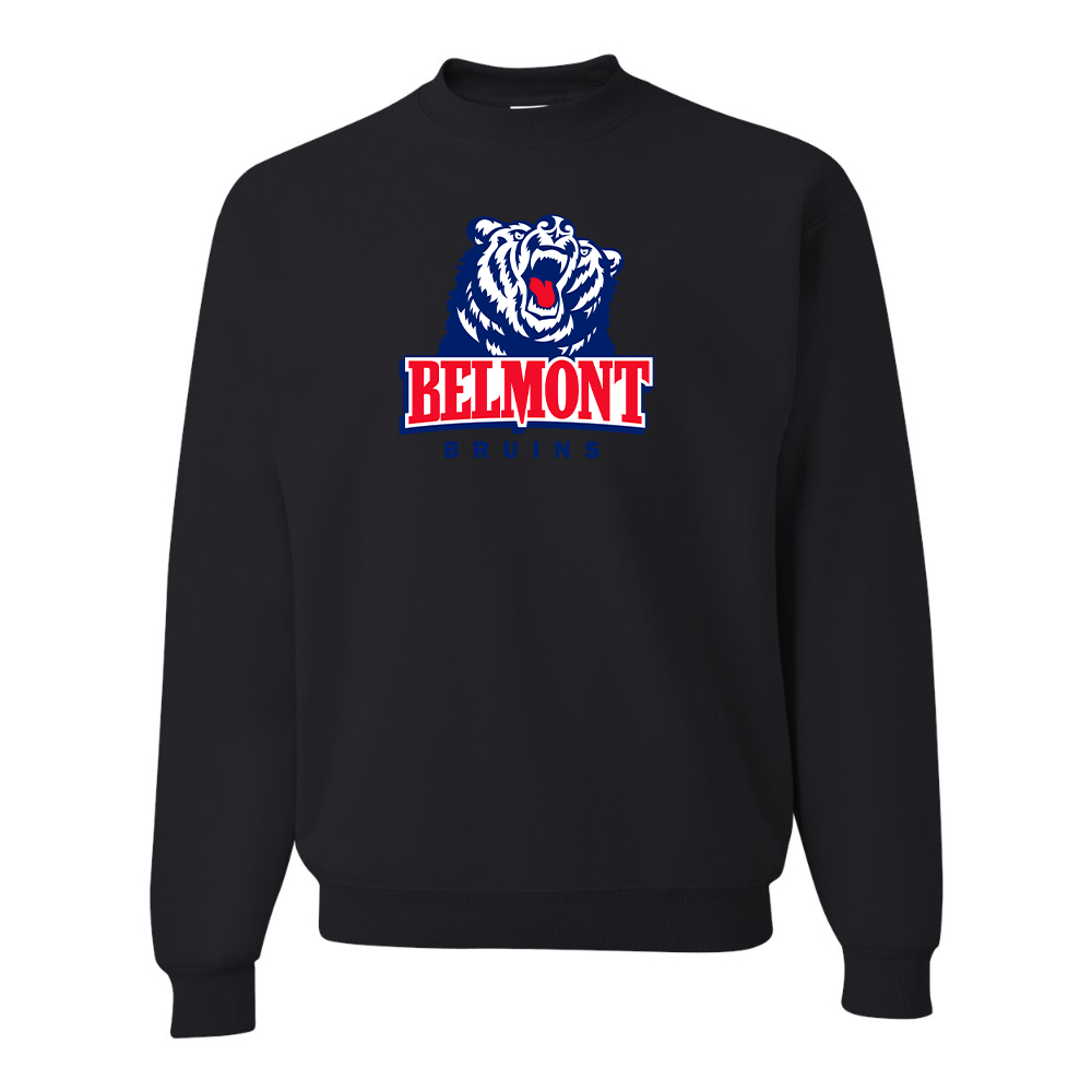 Men's Belmont Bruins JERZEES NuBlend Crewneck Sweatshirt