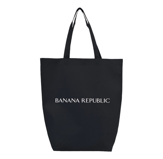 Banana Republic Q-Tees Non-Woven Gusset Bottom Tote