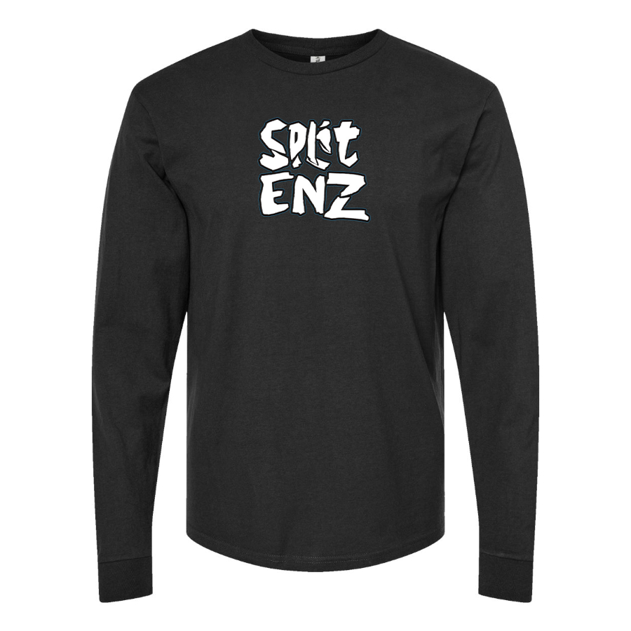 Men's Split Enz Logo  Cotton Long Sleeve T-Shirt