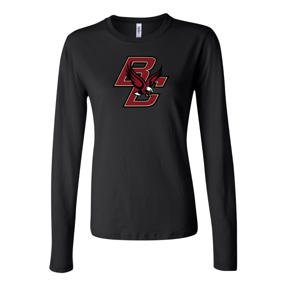 BELLA CANVAS Boston College Eagles  Jersey Long Sleeve Tee