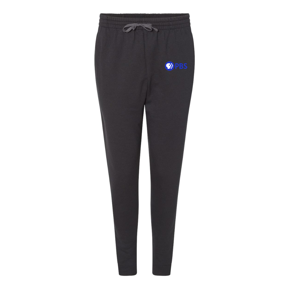 Men's PBS Blue JERZEES Nublend Joggers