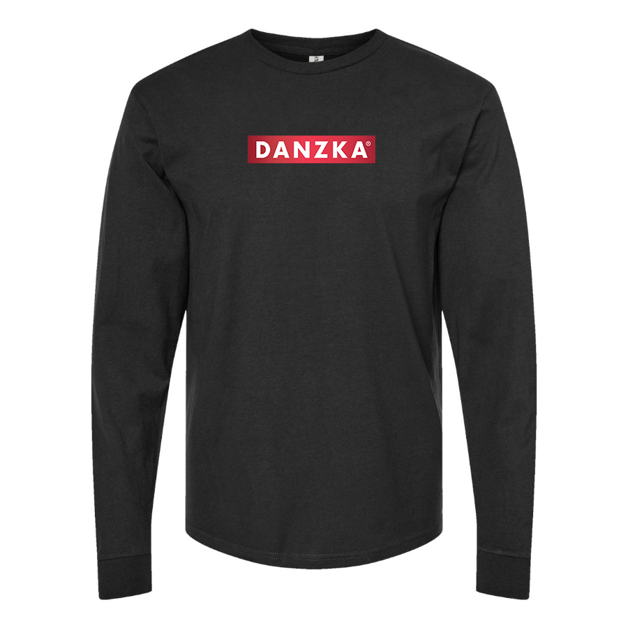 Men's Danzka  Logo Cotton Long Sleeve T-Shirt