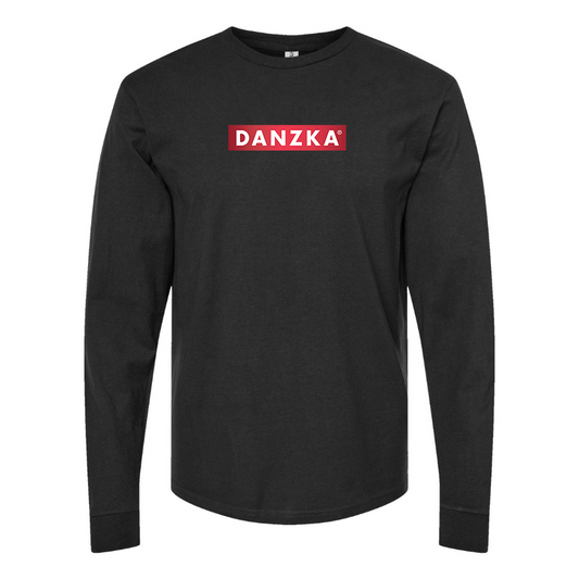 Men's Danzka  Logo Cotton Long Sleeve T-Shirt