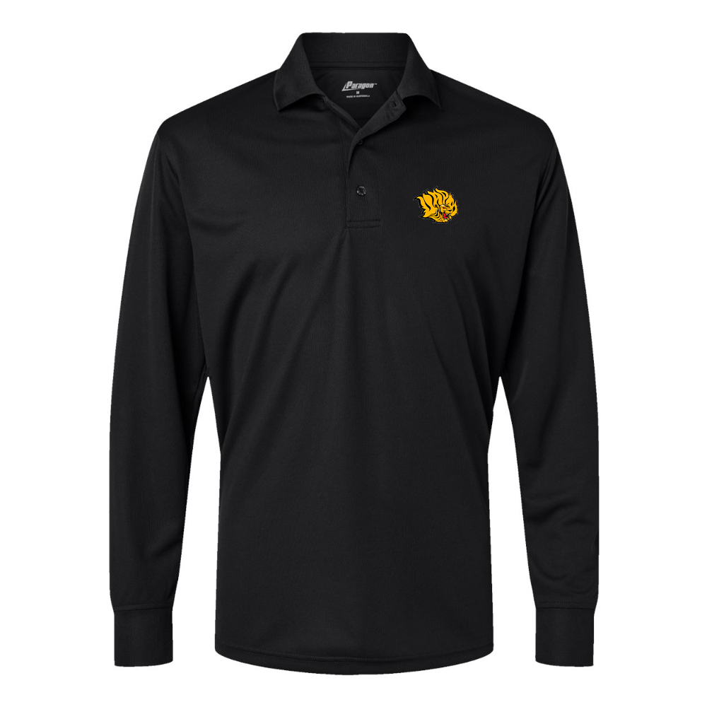 Men's  Arkansas PB Golden Lions Paragon Prescott Long Sleeve Polo