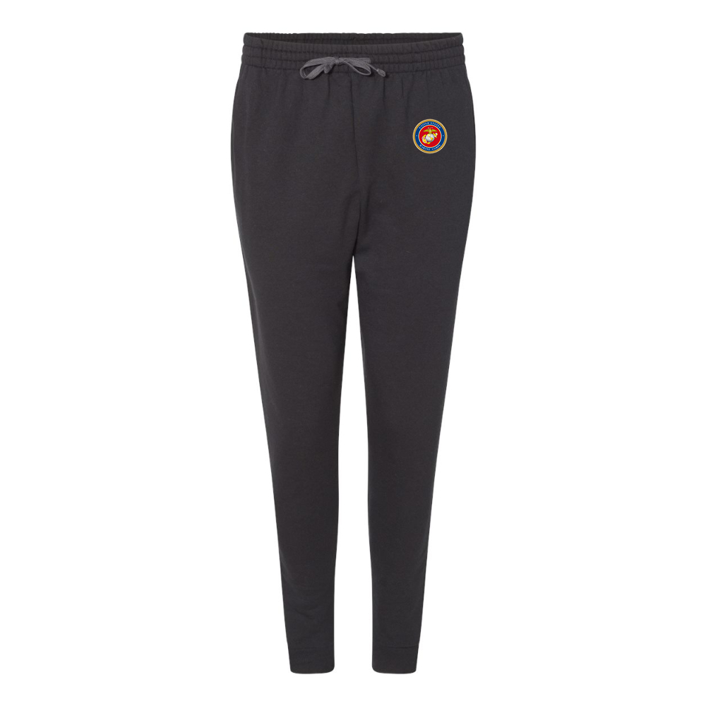Men's  USMC Emblem JERZEES Nublend Joggers