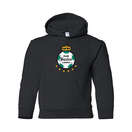 Youth Santos Laguna Soccer Gildan Heavy Blend  Hooded Sweatshirt