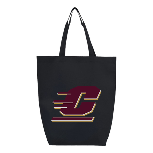 Central Michigan Chippewas  Q-Tees Non-Woven Gusset Bottom Tote