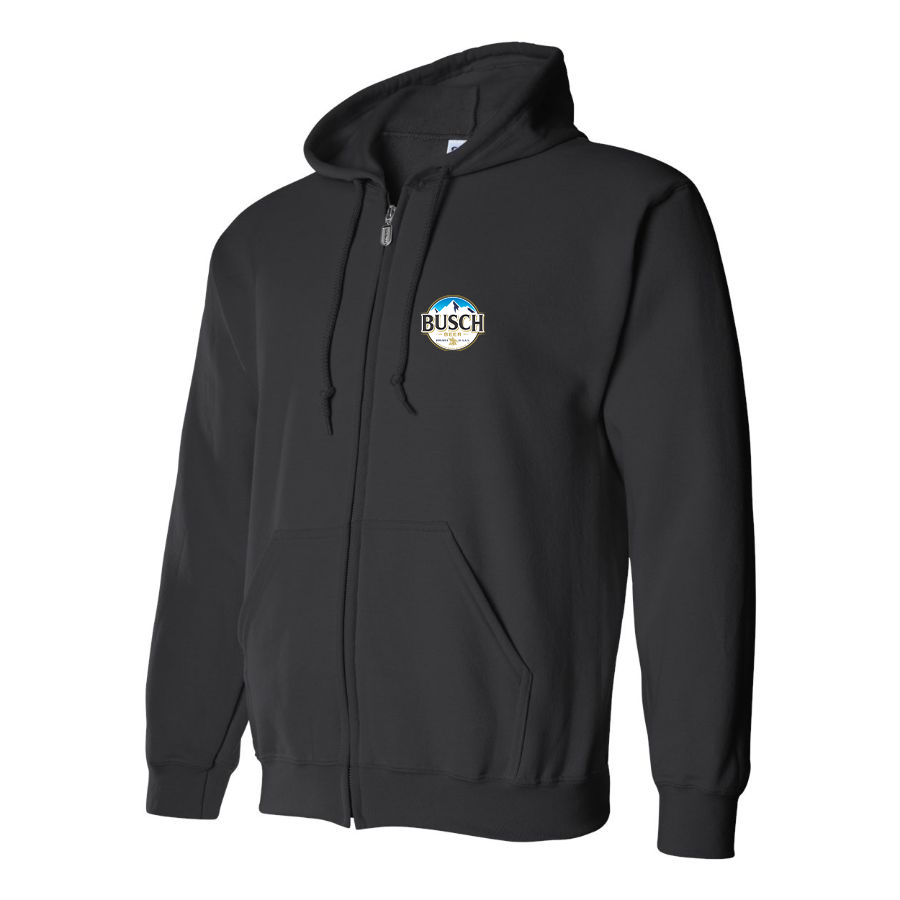 Men's Busch Logo Zipper Hoodie