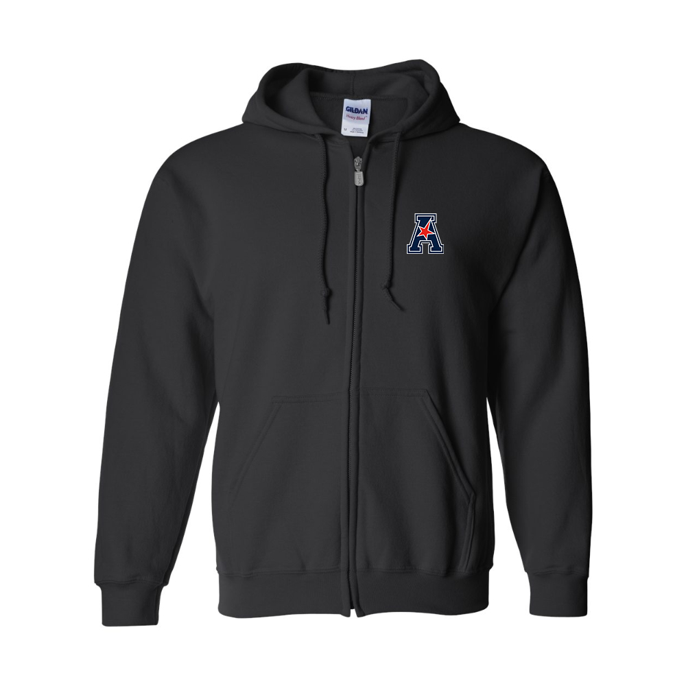 Men's  American Athletic Conference Gildan  Heavy Blend Full Zip Hooded Sweatshirt