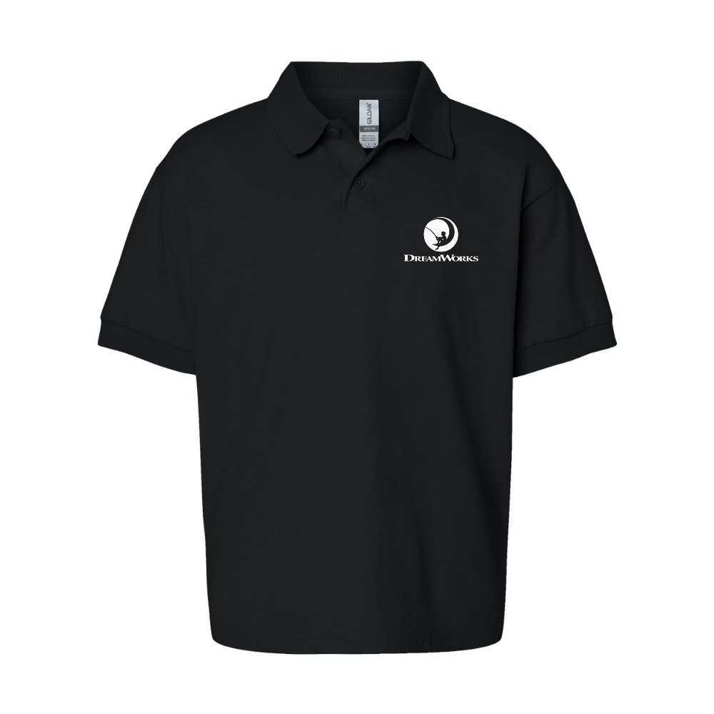 Youth  Dreamworks  Gildan Dry Blend Jersey Polo
