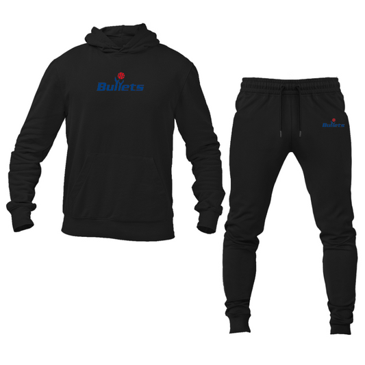 Men's Baltimore Bullets  Logo Hoodie Joggers Set