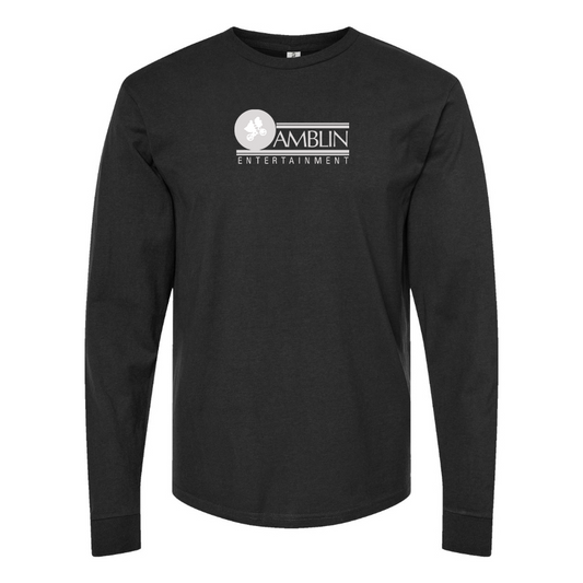 Men's Amblin Entertainment Logo Cotton Long Sleeve T-Shirt