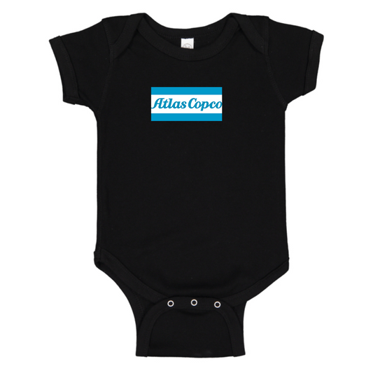 Atlas Copco Logo Baby Onesie Romper