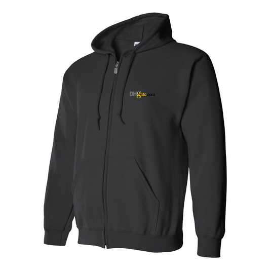 Men's DHgate Logo Zipper Hoodie
