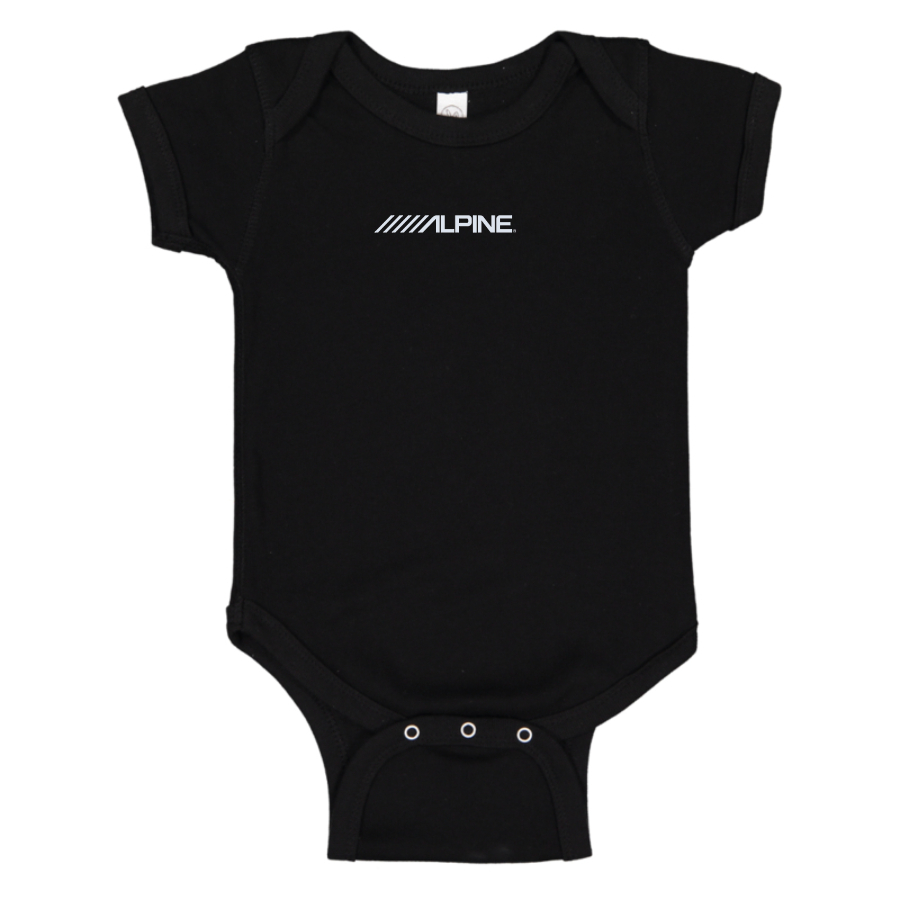 Alpine Logo  Baby Onesie Romper