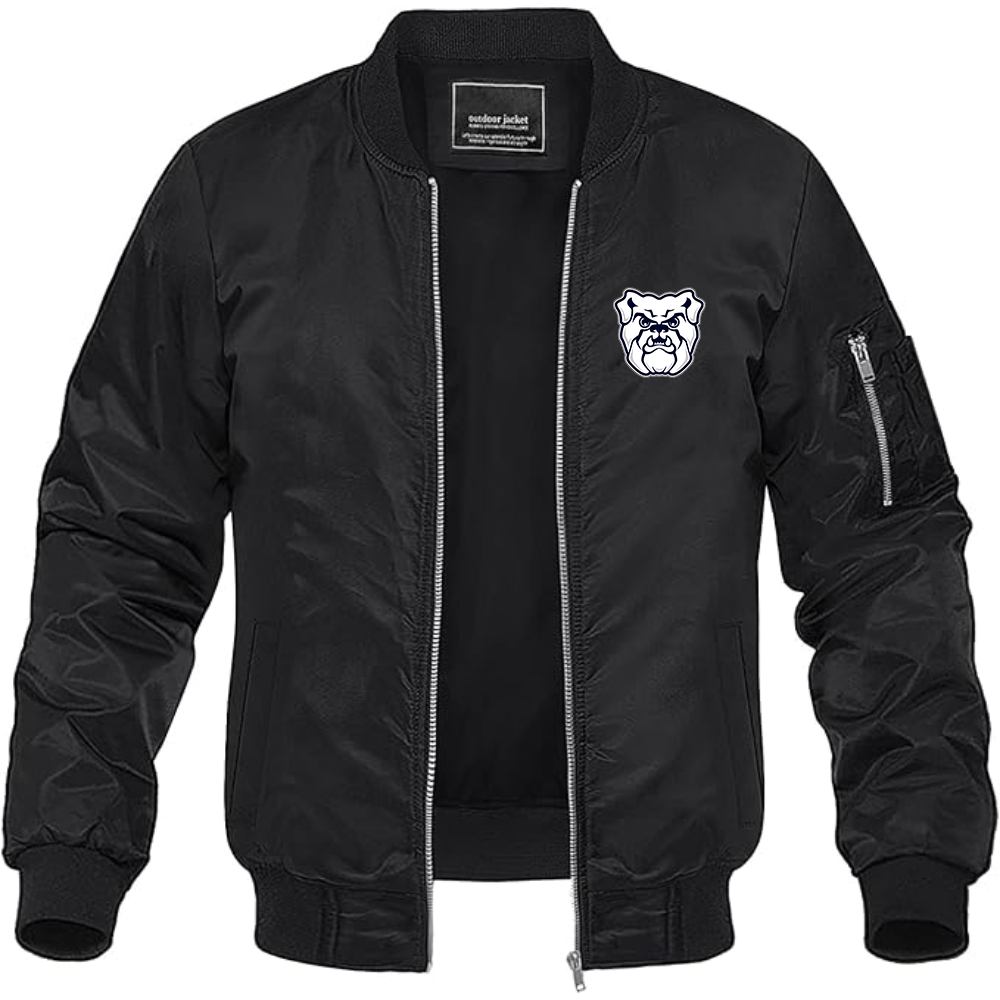 Men's Butler Bulldogs   Lightweight Bomber Jacket Windbreaker Softshell Varsity Jacket Coat