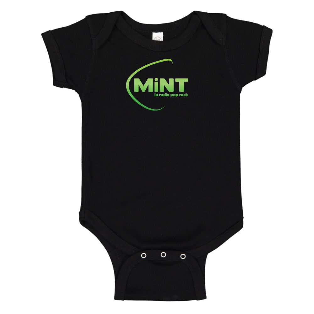 Mint Radio Logo Baby Onesie Romper