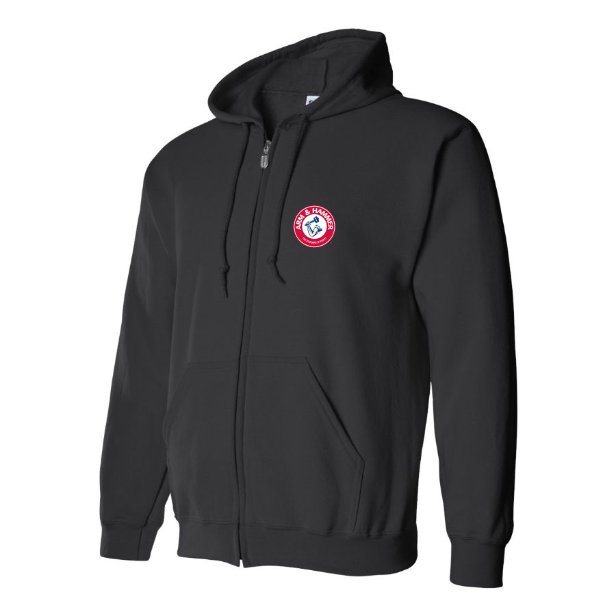Men's Arm Hammer Logo Zipper Hoodie