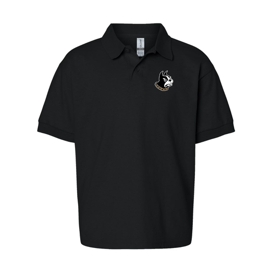 Youth Woffrd Terriers Gildan Dry Blend Jersey Polo