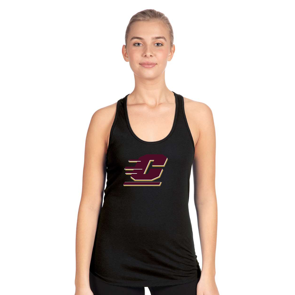 Women's Central Michigan Chippewas  Next Level Ideal Racerback Tank