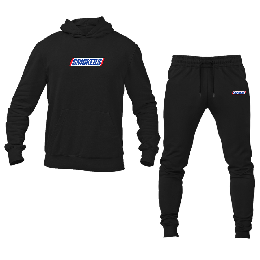 Men's Snickers Logo Hoodie Joggers Set