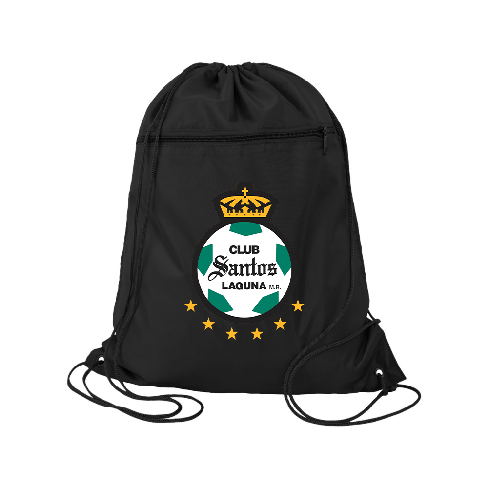 Santos Laguna Soccer Q-Tees - Polyester Cinchpack