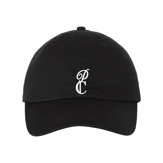 P & C Black  Valucap Adult Bio-Washed Classic Dad Hat