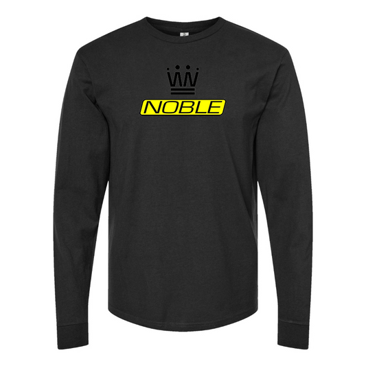 Men's Noble Logo Cotton Long Sleeve T-Shirt